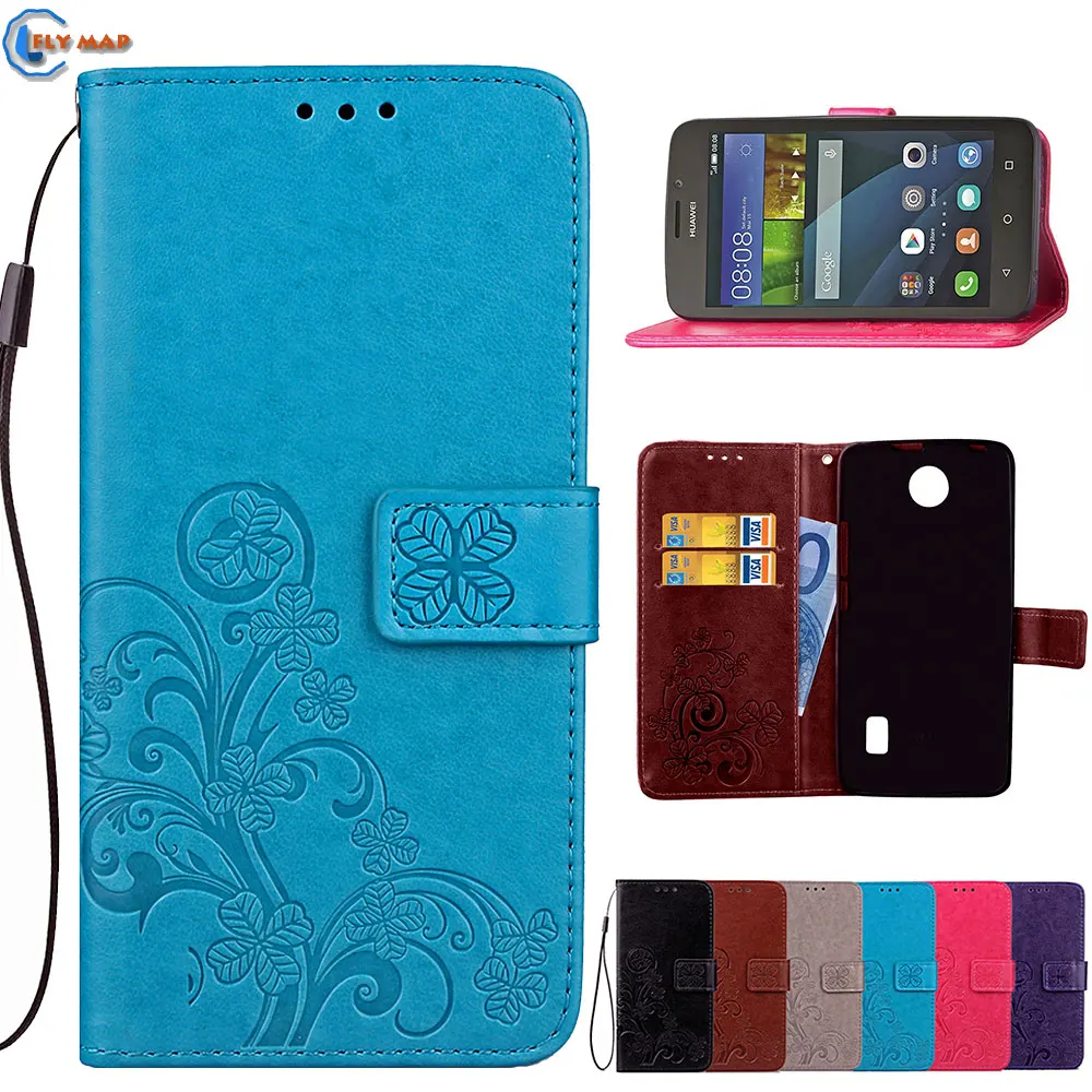 Чехол для Huawei Y635 Y635-L01 Y635-L21 кошелек телефона из искусственной кожи силиконовый