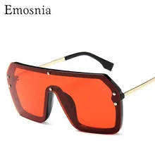 Мужские солнцезащитные очки Suqare с плоским верхом, брендовые дизайнерские цельные ретро Роскошные Винтажные Солнцезащитные очки с большой оправой, женские модные солнцезащитные очки