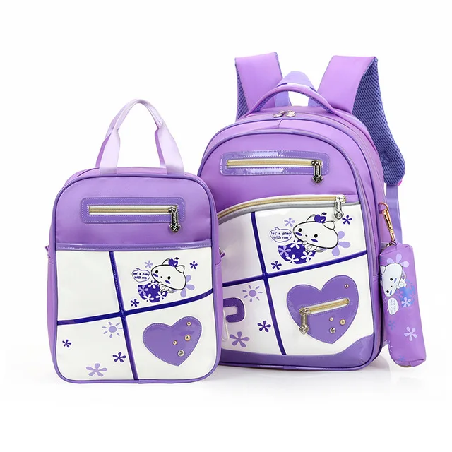 

3pcs/Set Children Cartoon School Bags For Teen Girls Fashion High-capacity School Backpacks Schoolbag Backpack Mochila Infantil