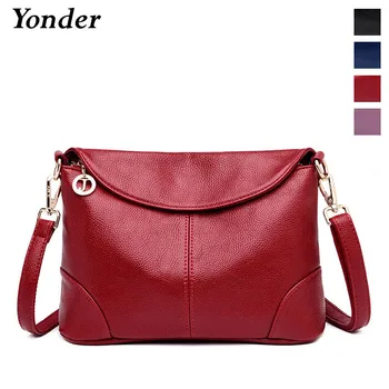 

Yonder handbags women bags designer women messenger bags soft leather female shoulder bag crossbody bag for women 2019 Purse Sac