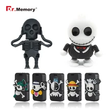 Забавные USB флеш-накопители с черепом, каркасом, флеш-накопители 32 ГБ, 4 ГБ, 8 ГБ, 16 ГБ, флеш-накопитель, персональная карта памяти, флеш-диск, креативные подарки