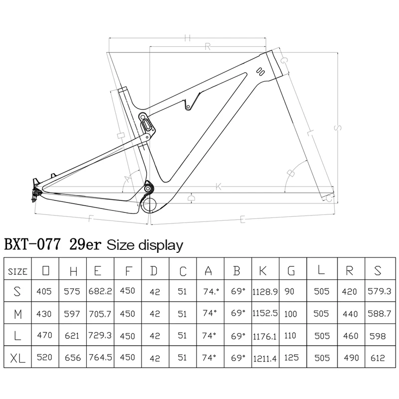 Горный велосипед 29er Рама полная подвеска 12*148 Boost MTB светильник T800 карбоновая рама
