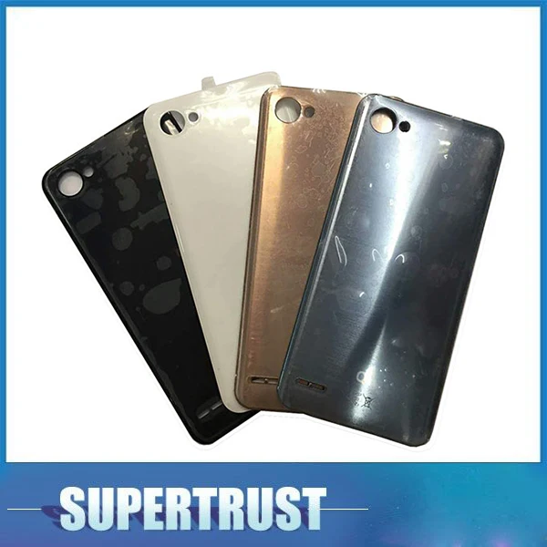 For LG Q6 M700A Battery Cover Housing Cases Back Door Rear Black White Gold Grey Color | Мобильные телефоны и аксессуары