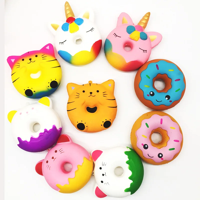 

Big Donut Unicorn Jumbo Squishy Slow Rising Pink unicorn Doughnut Squeeze Fun Toy for Children Antistress Toys