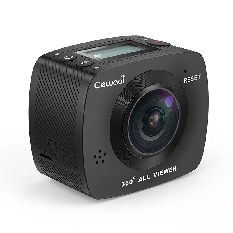 

HD 360 Degree Panoramic Video Camera 8 Million Pixels CMOS VR Video For iPhone Android 2K + 32GB 90MB/S TF Card High Quality