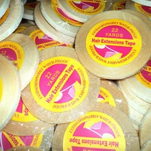 Высокого качества супер лента для волос синий цвет двусторонний скотч для кожи волос уток/полиуретановая сетка для волос 1 см x 22 ярдов