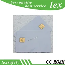 100 шт./лот ISO7816 Бланк для распечатки RFID белый смарт-карт Фудань 4442 Пластик Контакта Карты Совместимость SLE5542 чип-карта