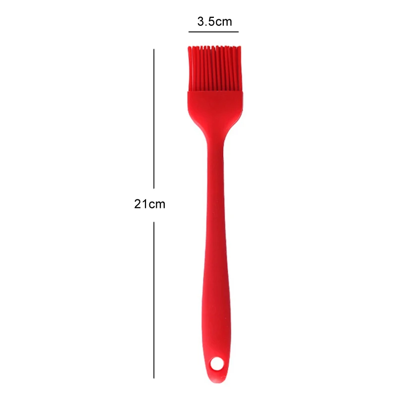8 Inch Silicone Pastry Brush Multifunctional Oil Butter Basting Brushes Silicone Baking Tools Kitchen Grill BBQ Accessories (12)
