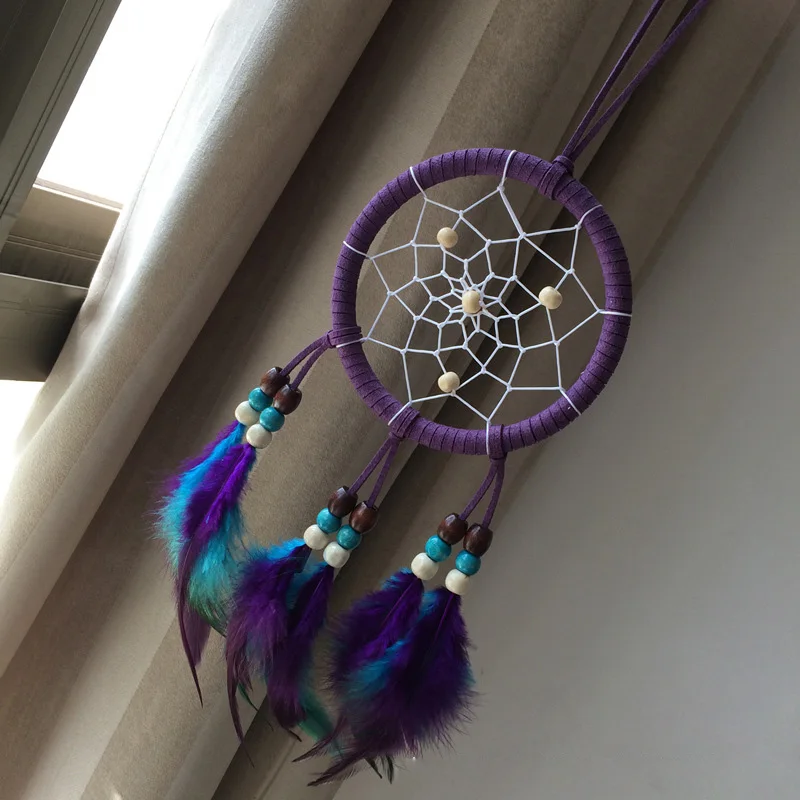 Handmade Feather Weave Dream Catcher Wind Chimes Indian Pendant Dreamcatcher Child Room Decor Bed Hanging Decoration Handmade Feather Weave Dream Catcher Wind Chimes Indian Pendant Dreamcatcher Child Room Decor Bed Hanging Decoration
