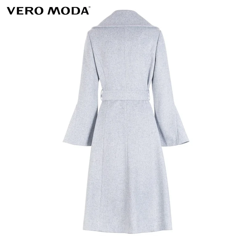 Vero Moda Фирменная Новинка wool51 % пригородных нагрудные с расклешенными рукавами