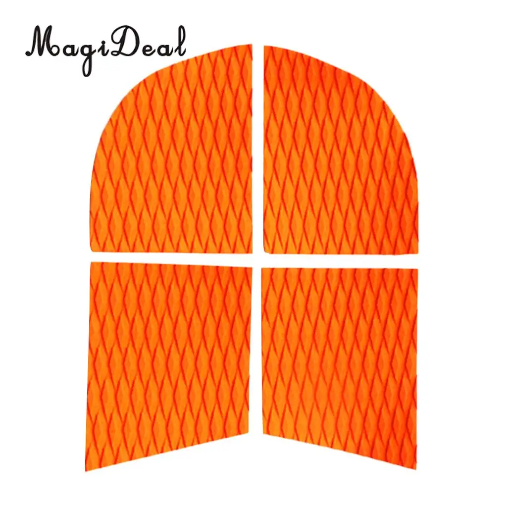 MagiDeal 4Pcs Non-Slip EVA Dog Pet Paw Traction Pads Deck Grip Mat Tail Pads for Kayak Surf SUP Surfboard Stand Up Paddle Board