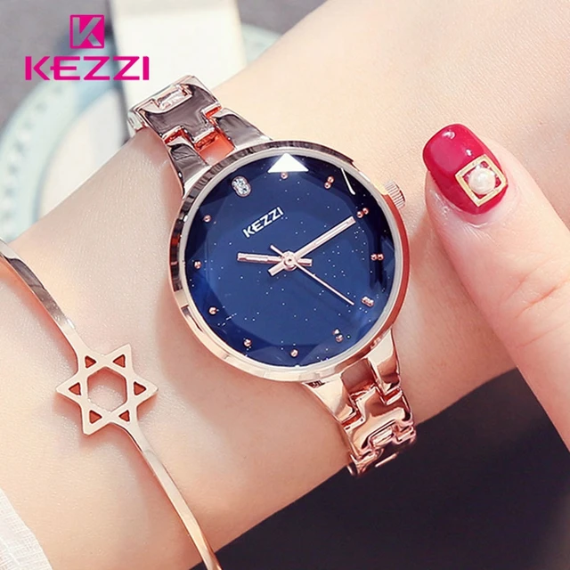 KEZZI Woman Bracelet Watches 2018 Montre Femme Luxury Bright Starry Sky Dial Clo KEZZI Woman Bracelet Watches 2018 Montre Femme Luxury Bright Starry Sky Dial Clo