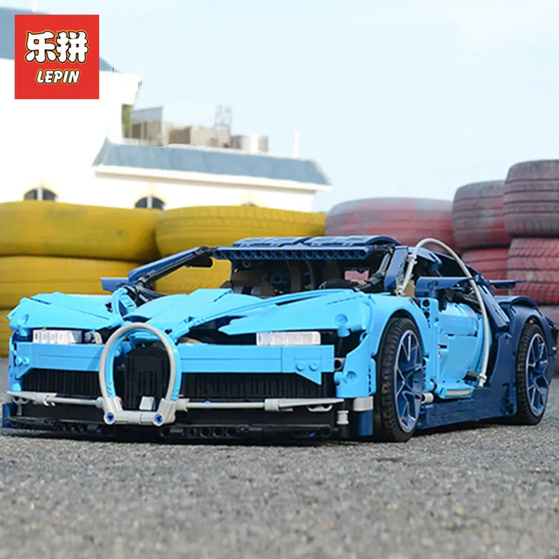 

Lepin 20086 Technic Series Blue Racing Car Set Compatible with 42083 Toys Model Building Block Brick Toys Car Assemblage Gift