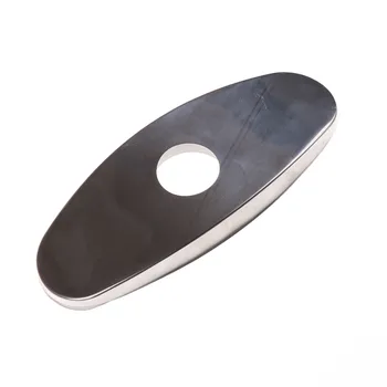 

1Pc Silver Plate Mounting Holes Escutcheon Hole Cover Deck Plate Bathroom Sink Faucet Decorate Cover Kitchen Faucet Accessories