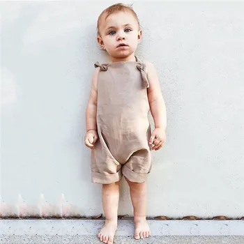 

Newborn Infant Baby Boys Cotton Romper Infant Babies Bowtie Solid Sleeveless Jumpsuit Rompers Kids Clothes Outfit Set Outwear