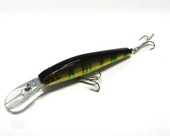 

30pcs sale fly fishing soft bait pesca trackle floating trout minnow 4 color 12.5cm 14g 4# hook deep minnow diving carp bait