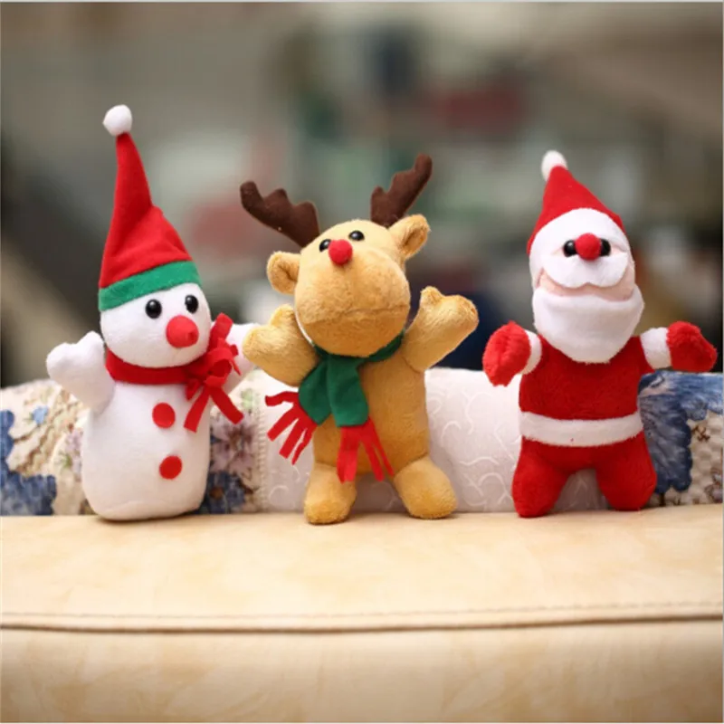small stuffed santa