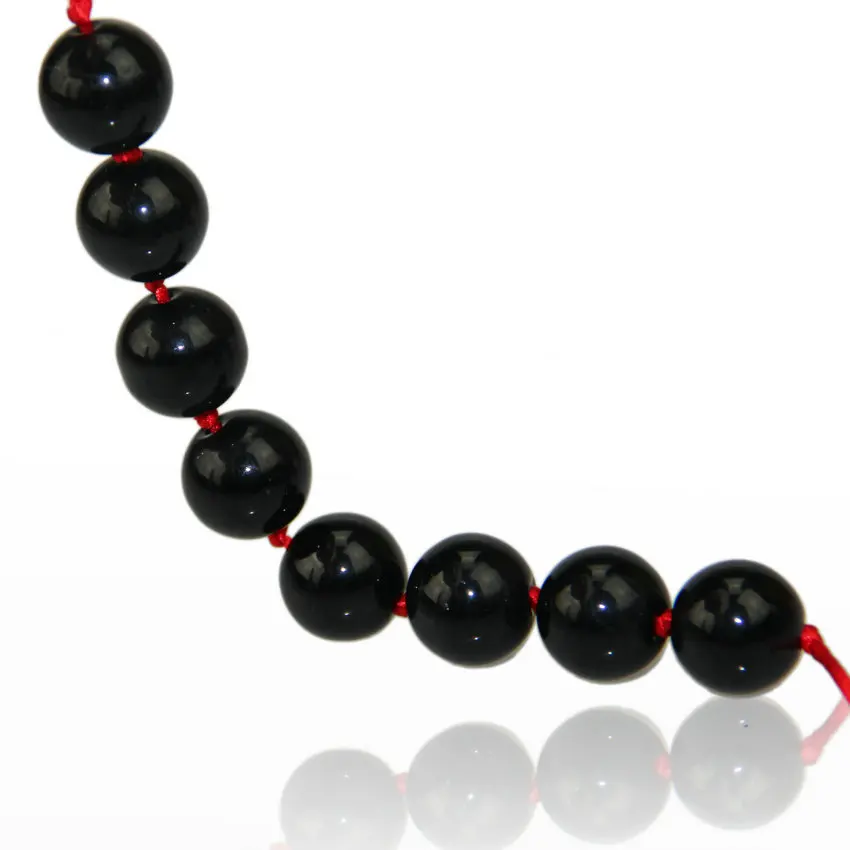 Glass Anal Beads Black Butt Plug G Spot Por