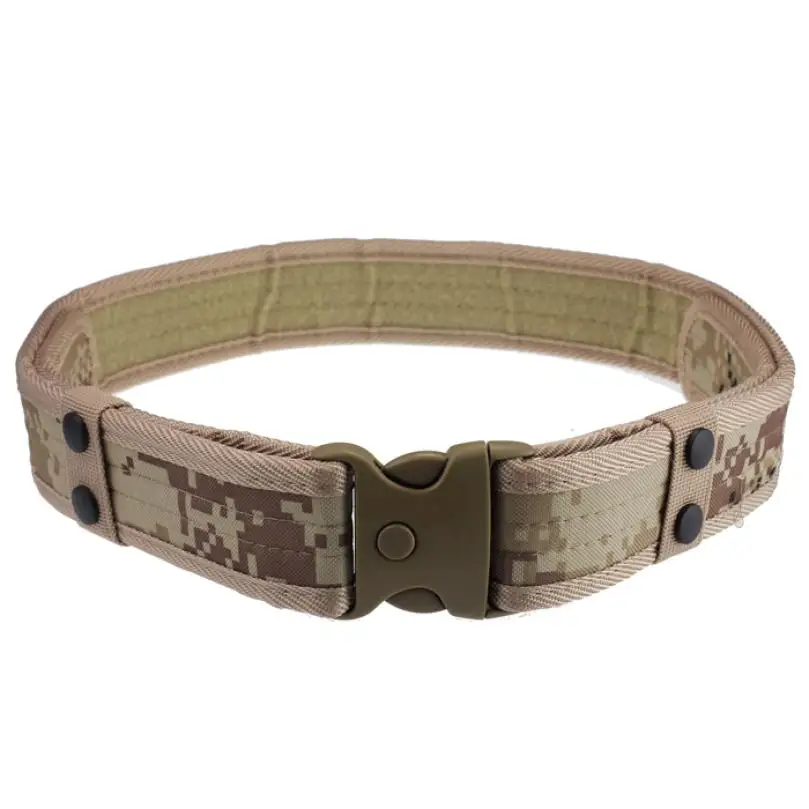 

High Quality Simple Tactical Belt Outdoor Wear Bag Riding Inside Nylon Bag Deputy Military Belt Fastening Tape Camo Waistband