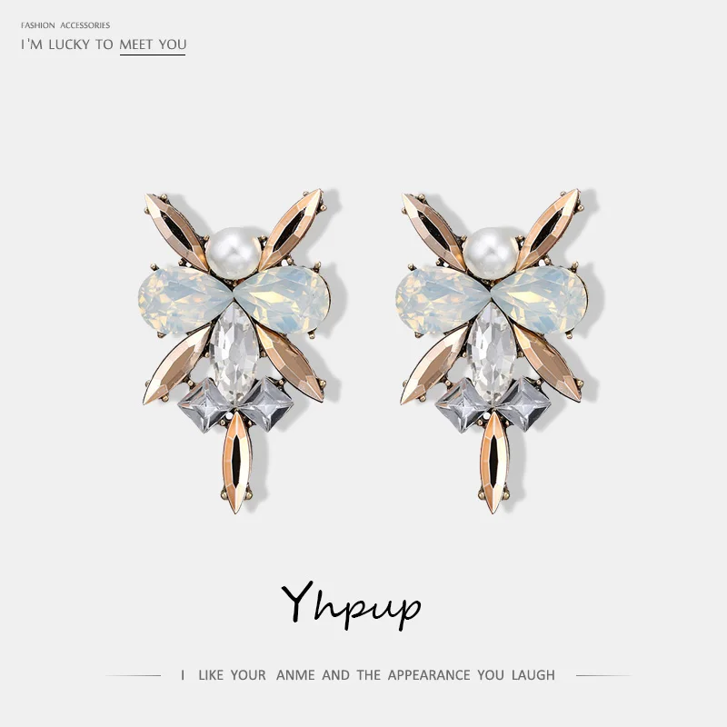 Серьги-пусеты Yhpup элегантные и очаровательные женские серьги-пусеты с