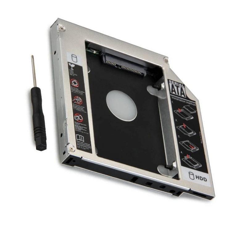 

12.7mm SATA 2nd SSD HDD Caddy for Lenovo IdeaPad Y430 Y450 Y460 Y470 Y480 B460 B470 Hard Disk Drive Caddy