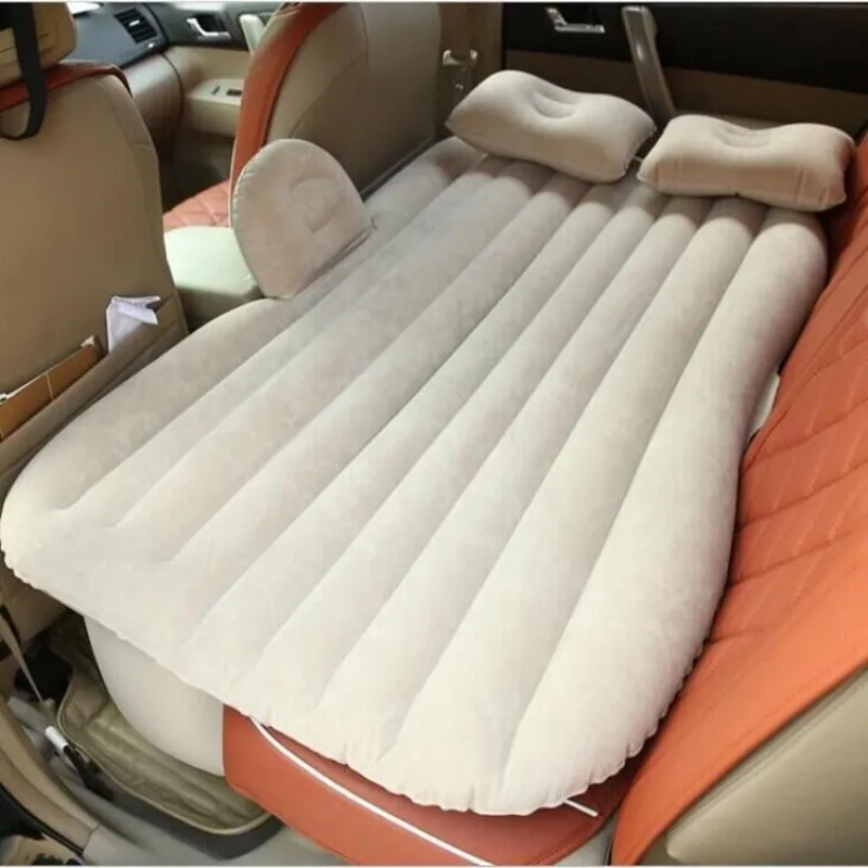 Colchón inflable de automóvil para el hogar, coche de camping tipo mult, autoaccessorie, cama de aire para coche, alfombra de coche con almohadas, bomba infladora, etc.
