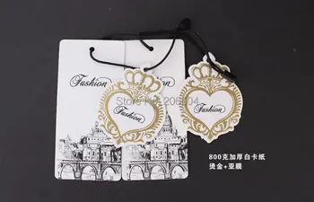 

Free shipping customized/custom hang tags cloth printed hang tag hang tags labels for clothes/clothing personized dq009