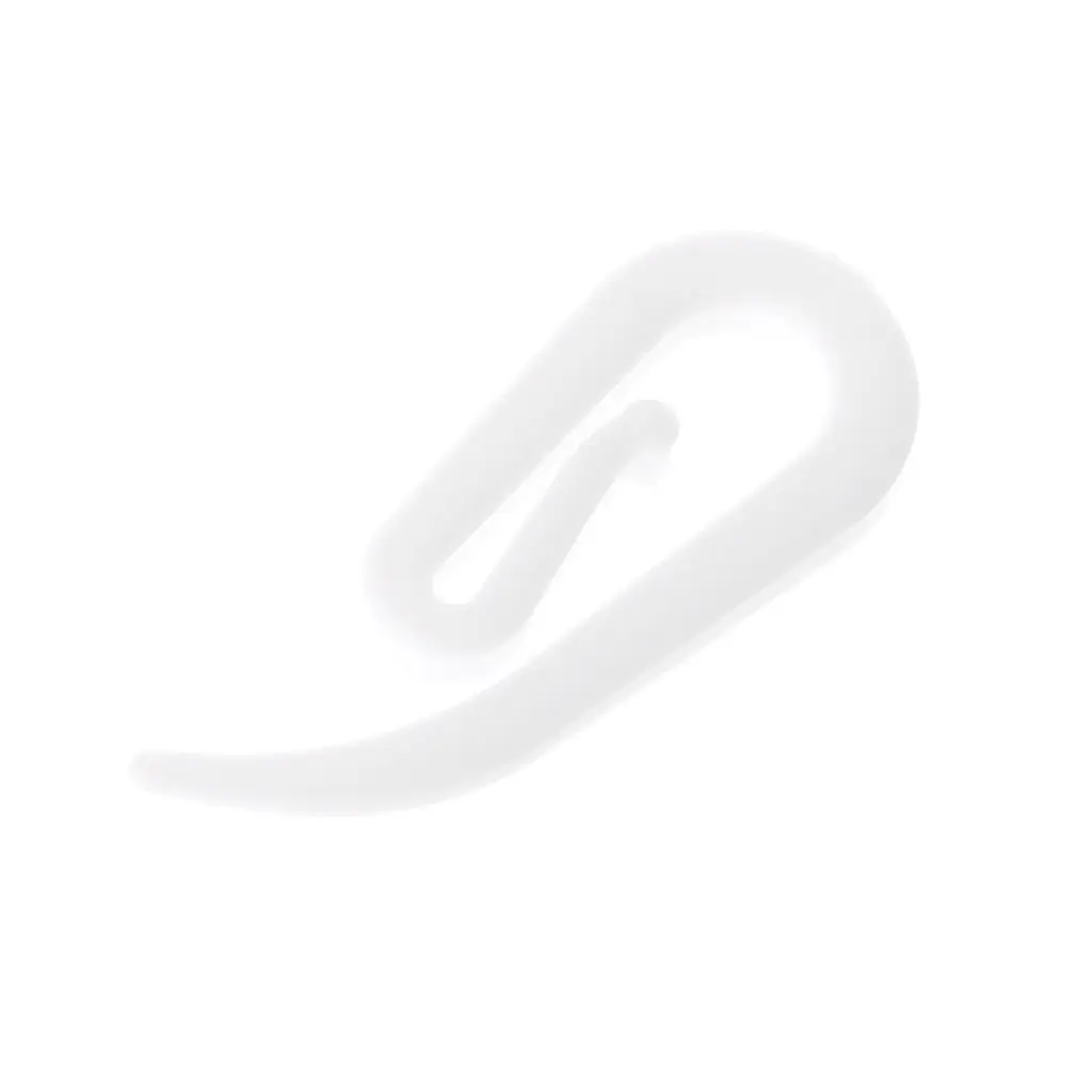 100Pcs Plastic Hanging Curtain Hooks Rings Hanger For Car Caravan Home