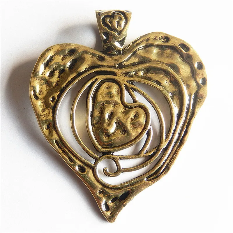 3 шт. античные подвески для ожерелья медальон 68 мм|charms and pendants|charmpendant peridot |