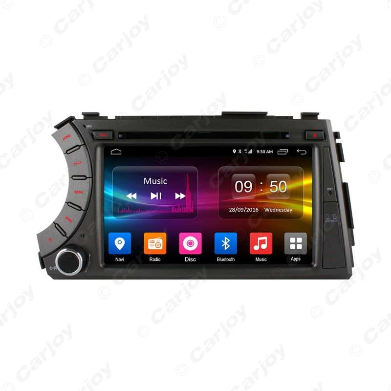 Perfect LEEWA 7" inch Android 6.0 (64bit)DDR3 2G/16G/4G LTE Quad Core Car DVD GPS Radio Head Unit For SsangYong Kyron Actyon  #CA4780 3