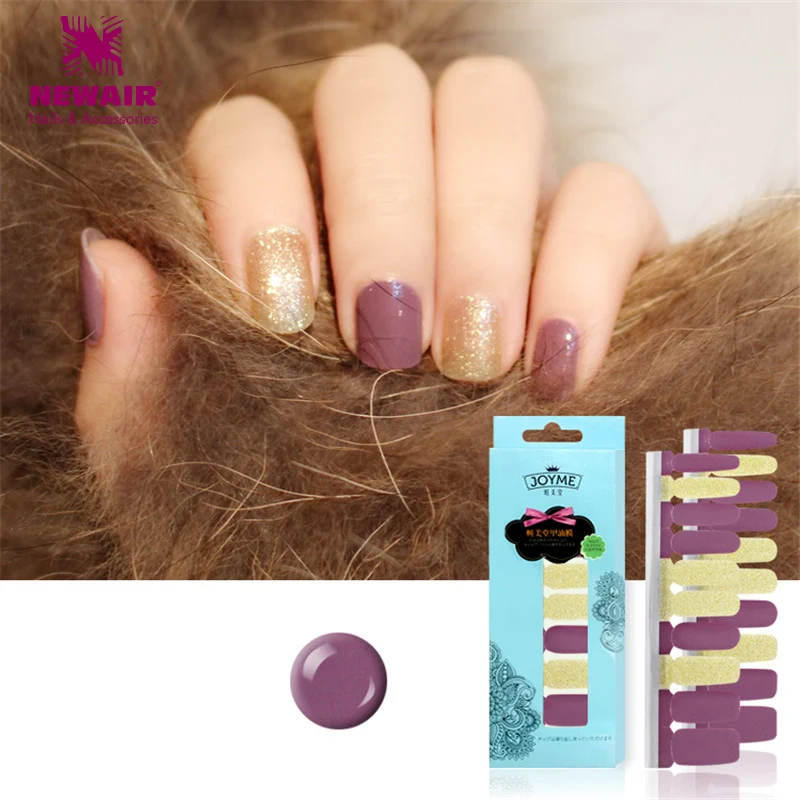 

100% Real Nail polish Strips Nail Patch Stickers Manicures Nail Art Tips Guide Decoration Gel Polish Manicure Tools