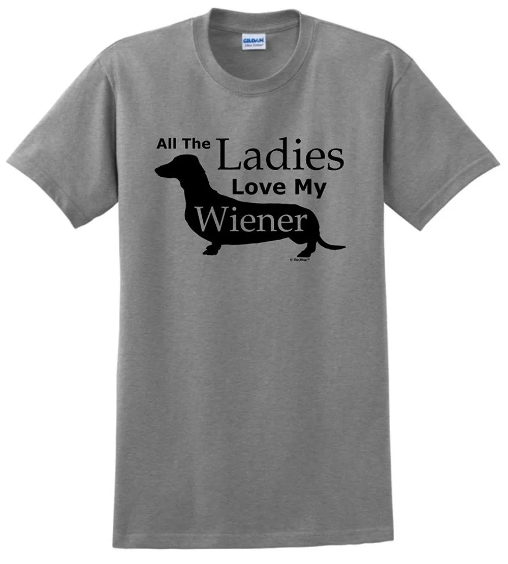 New Fashion Style Design T Shirt All the Love My Wiener Dog Dachshund