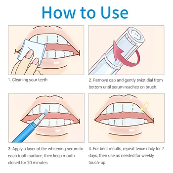 

Teeth Whitening Pen Remove Plaque Stains Oral Hygiene Gel Teeth Whitenning Brush 88