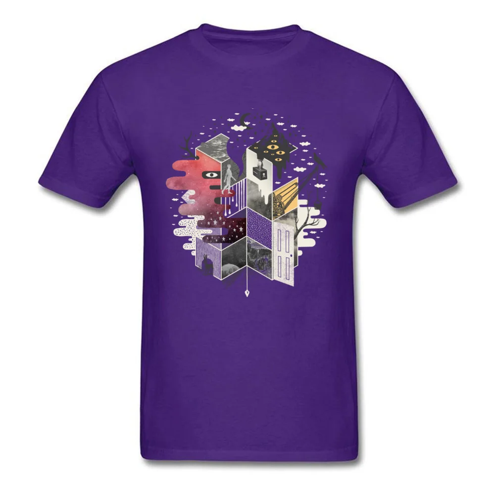 Jung at Heart 100% Cotton Tops Shirt for Men Leisure T-shirts Casual Company Crewneck Sweatshirts Short Sleeve Jung at Heart purple