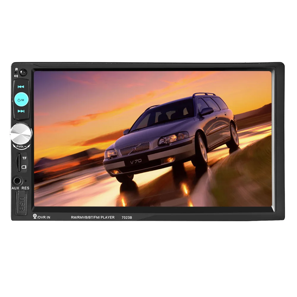 

2 Din Car Radio Multimedia 7023B Sportage Radio 7 Inch Car MP5 Player Bluetooth Handsfree Reversing Image For Mazda3 12V Amarok