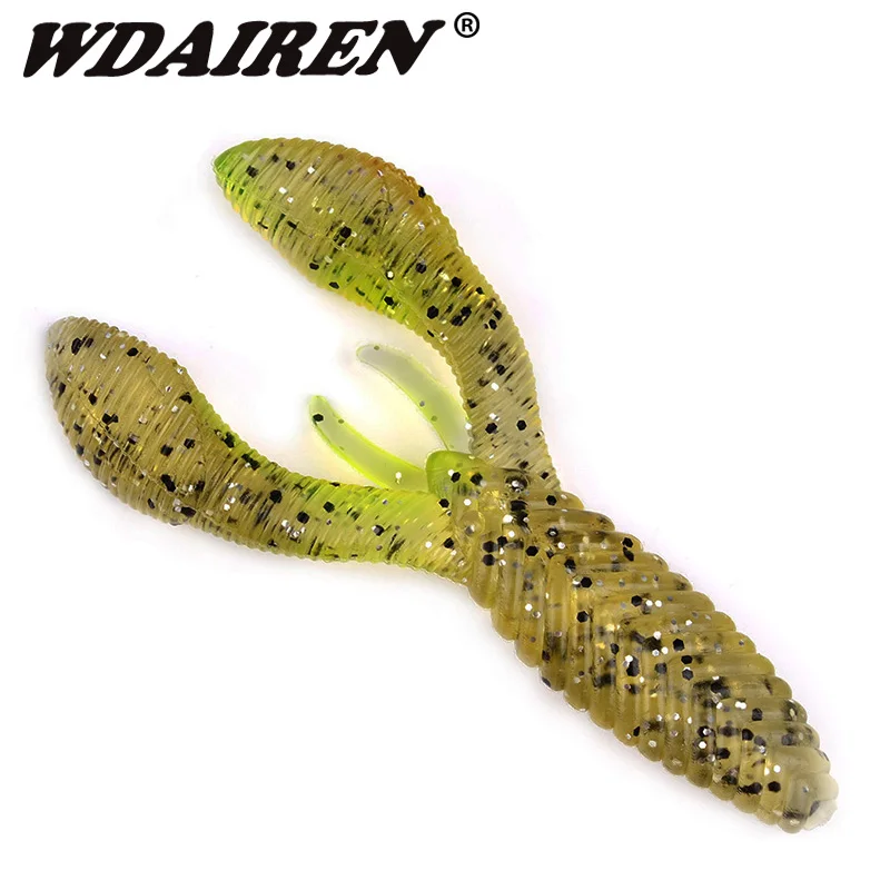 

2pcs/lot Soft Bait 9cm 11g Artificial Silicone jiging Fishing Lure Worms Grub Crab Fishing Tackle Accessories Crankbait peche