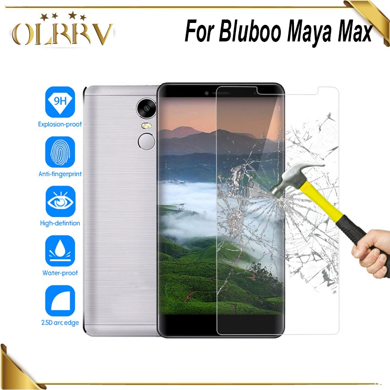 Закаленное стекло OLRRV для Bluboo Maya Max 6 0 дюйма переднее Защитная пленка телефона