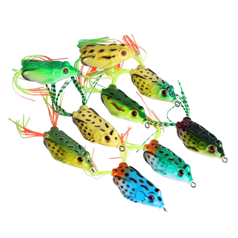 Goture мягкая лягушка Лур силиконовые приманки 5.5 см 12.5 г Topwater поддельные Рыболовные