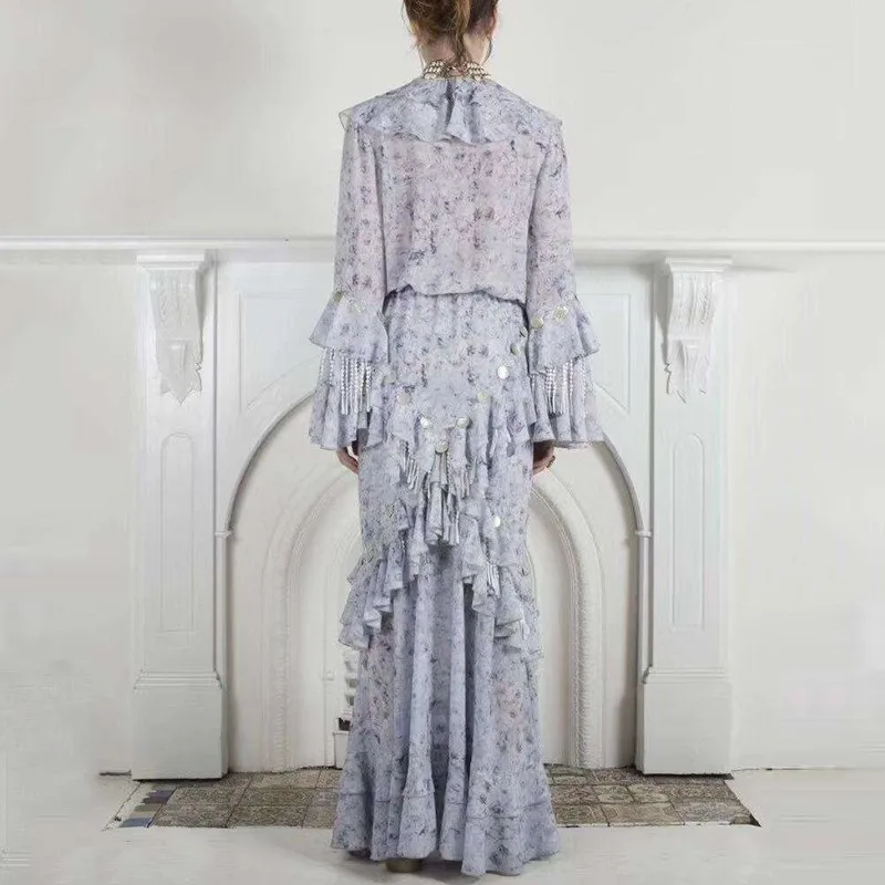 Big Promo s6vQj GALCAUR Summer Sequin Patchwork Dresses For Women V Neck Flare Long Sleeve Ruffles A Line Party Dress Female Fashion New 2019 Big Promo s6vQj GALCAUR Summer Sequin Patchwork Dresses For Women V Neck Flare Long Sleeve Ruffles A Line Party Dress Female Fashion New 2019