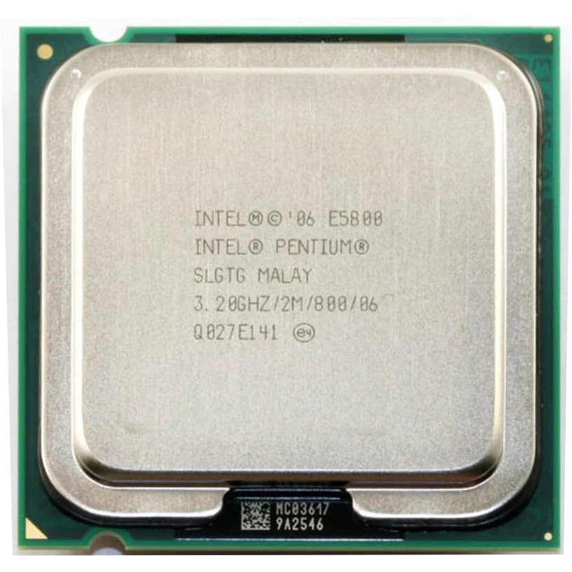 Двухъядерный процессор Intel Pentium E5800 (3 2 ГГц/2 Мб/800 ГГц) разъем 775 Бесплатная доставка