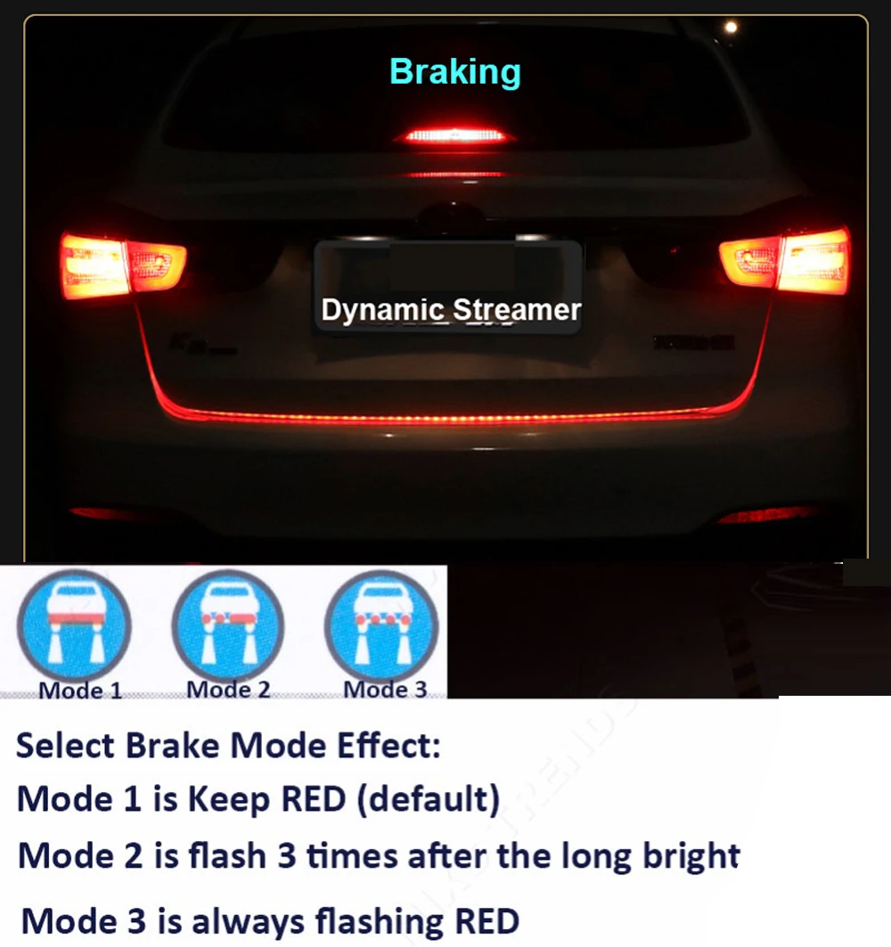 Радиочастотный беспроводной контроллер 36 режимов 120 см 150 см|trunk light|led trunk lightled |