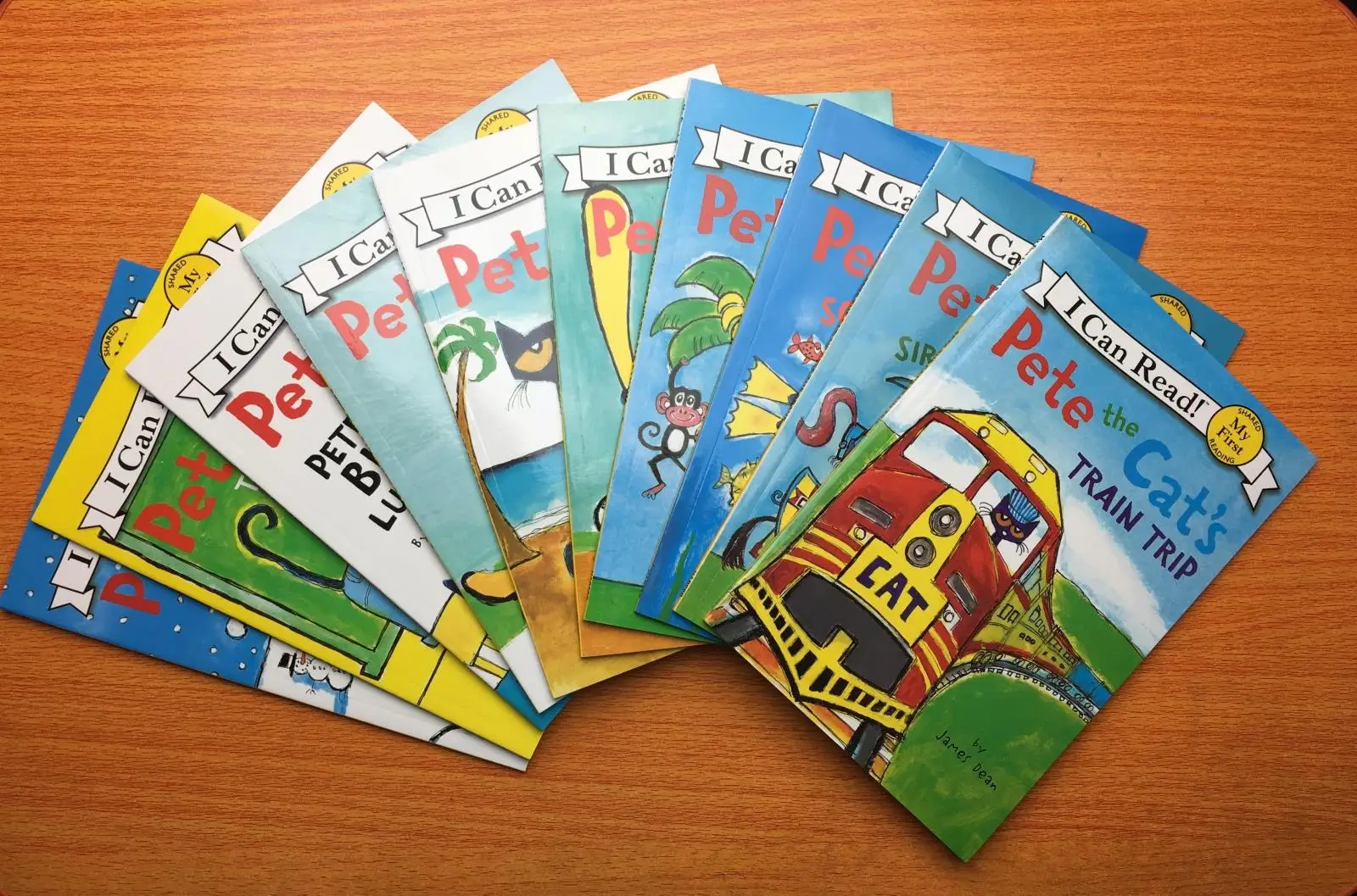 

New 16Pcs set beautiful baby learning English picture book Pete cat children enlightenment early education English set album