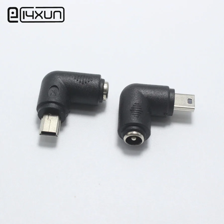 EClyxun 1 шт. 5 5x2 мм разъем мама к Мини USB папа контактный питания постоянного тока 90