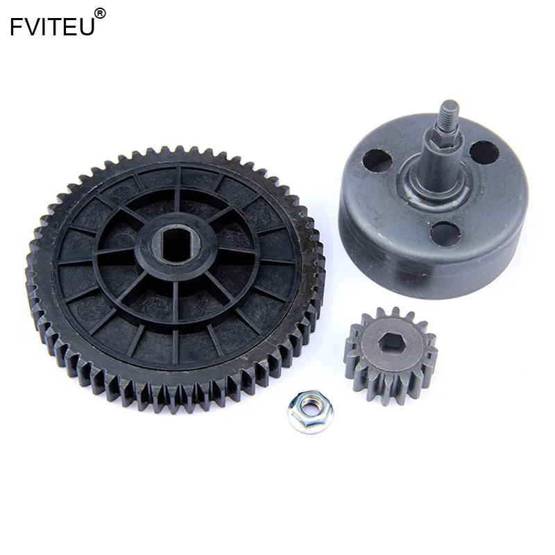 

FVITEU 58T/16T High Torque Spur Metal Gear Set With Clutch Bell for 1/5 hpi rovan baja 5b ss king Motor