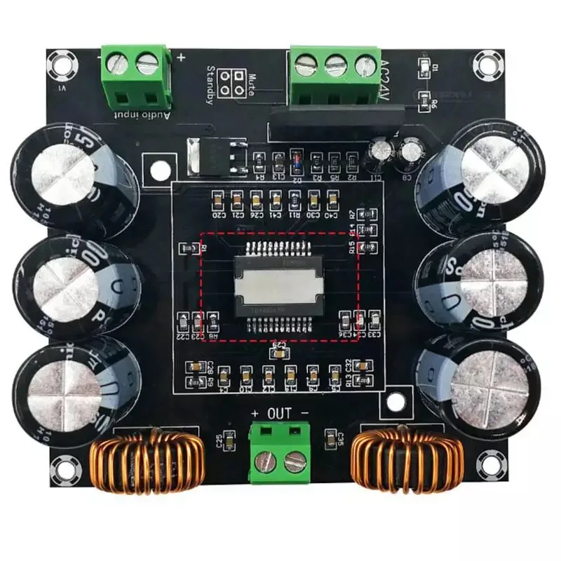 420 Вт tda8954 й BTL режим Hi Fi моно цифровой усилитель плата высокой мощности