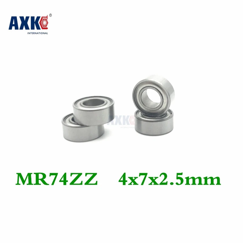 MR74ZZ 4*7*2.5 4x7x2.5mm Metal Shielded Ball Bearing Bearings 10 pcs