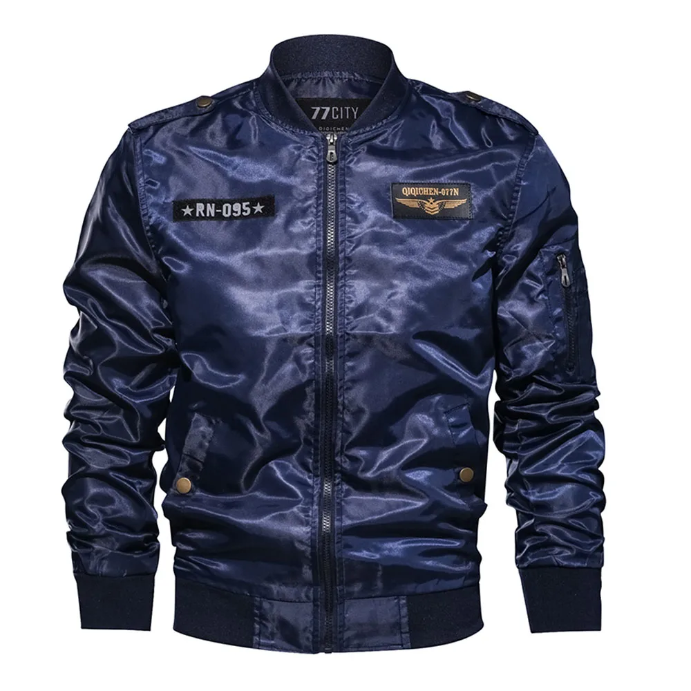 Мужская куртка в стиле милитари, зимняя хлопковая куртка, пальто, армейская мужская куртка пилота, ВВС, осенняя Повседневная Куртка карго JK18020