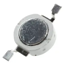 20 pces 2 pinos smd 1w 3-3.2v branco quente conduziu a lâmpada do emissor de luz