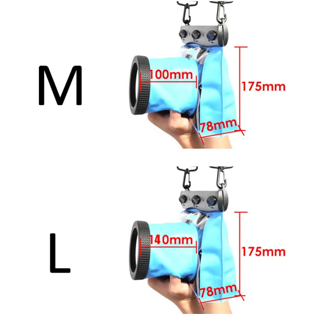 20 метров Подводный корпус камеры герметичный мешок водонепроницаемый чехол для камеры для Canon Nikon DSLR сумка SLR сумка для дайвинга