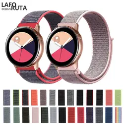 Laforuta 20 мм часы полосы Quick Release для samsung Galaxy часы активность группы Galaxy 42 мм ремешок классический S2 спортивные часы с нейлоновым ремешком